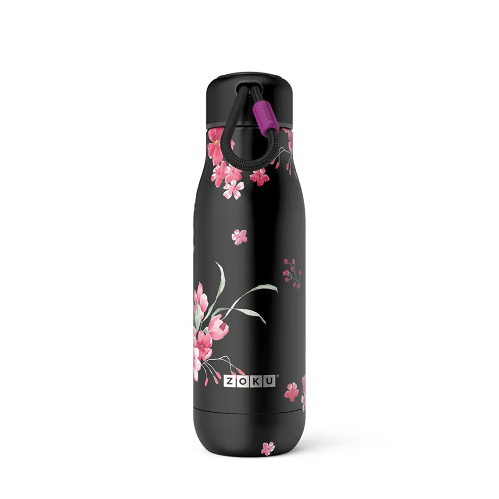 Stainless Steel Thermic Bottle 500 ml Midnight Floral Zoku